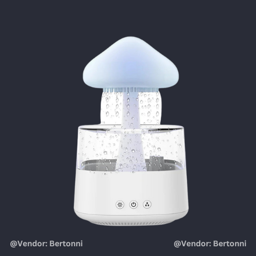 Relax Cloud Rain Diffuser Humidifier Raindrop Aromatherapy Machine Ultrasonic Atomization Humidification Colorful Lamp