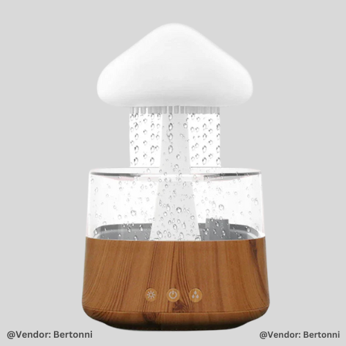 Relax Cloud Rain Diffuser Humidifier Raindrop Aromatherapy Machine Ultrasonic Atomization Humidification Colorful Lamp