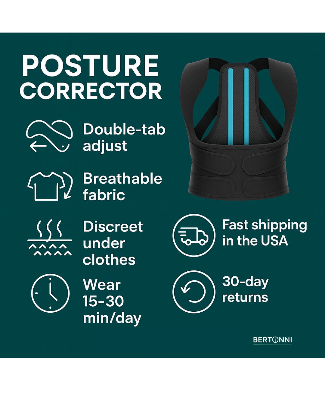 Posture Align Belt (Supports Comfortable Alignment)