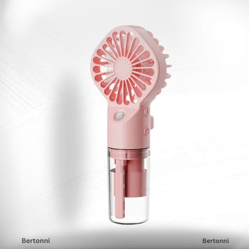 Handheld Mini Air Conditioner USB Rechargeable Portable Humidifier Mist Cooler Cooling Spray Humidifier Fan