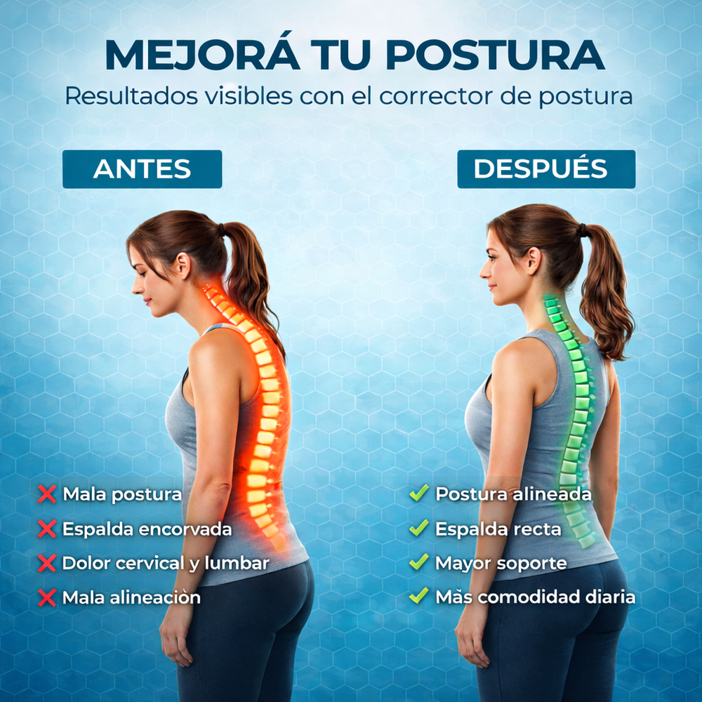 Corrector postural Bertonni – vista posterior